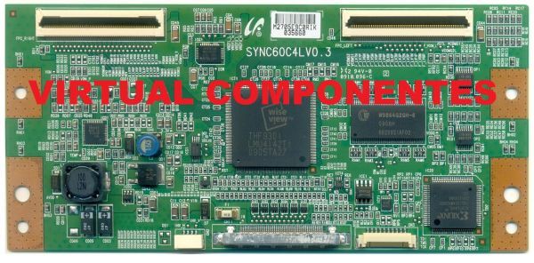 Placa T-CON SYNC60C4LV0.3